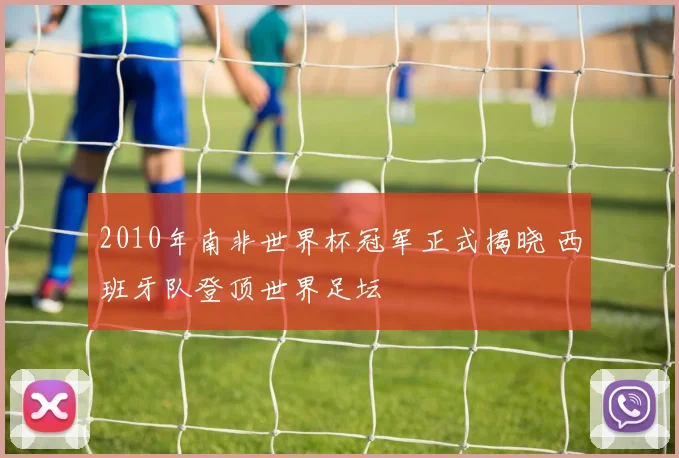 2010年南非世界杯冠军正式揭晓 西班牙队登顶世界足坛